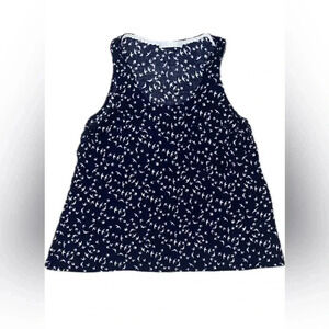 Potter’s pot navy/white bird shirt